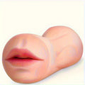 2 In 1 Male Oral Sexy Masturbator Deep Throat Vacuum Blowjob Cup Realistic Artificial Vagina Pussy Soft Silicone Sex Toy for Men
