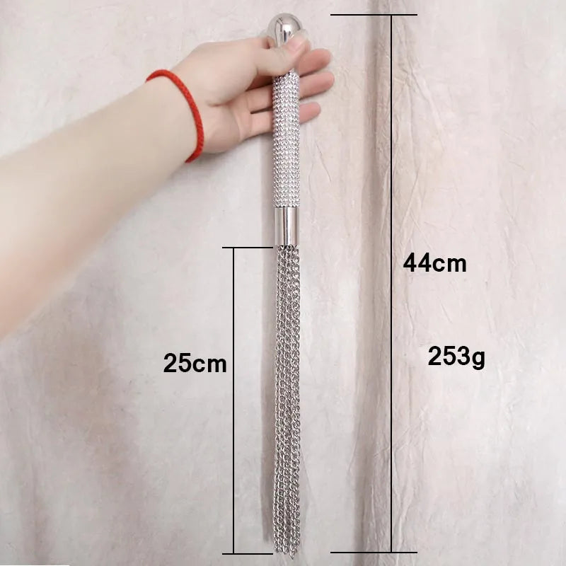 Bdsm Metal Chains Whip Flogger Ass Spanking Bondage Slave Adult Games For Couples Fetish Sex Toys For Women And Men bdsm toys