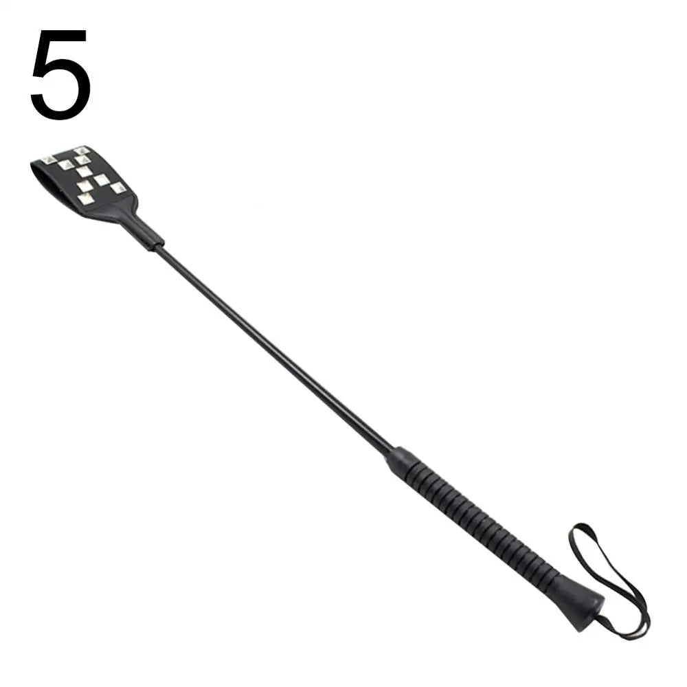Sex Toys for Couples OLO 45CM SM Flirt Whip Bondage Leather Whips Fetish BDSM Long Horse Riding Spanking Flirt Flogger Games