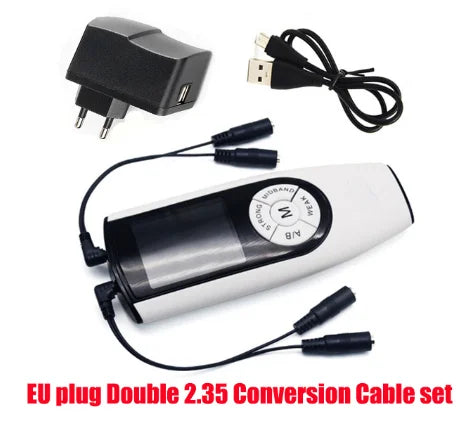 Bdsm Strong Electric Stimulation Massage Power Therapy Box Machine USB Charging Electro Shock Dual Output Host,Sex Medical Tools