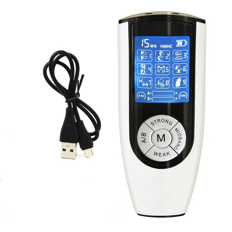 Bdsm Strong Electric Stimulation Massage Power Therapy Box Machine USB Charging Electro Shock Dual Output Host,Sex Medical Tools