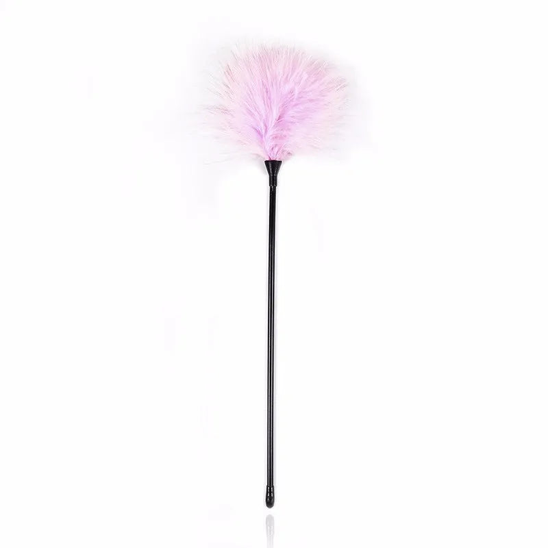 Sex Toys 27cm Flirt Feather Whip Spank Flogger Clit Tickler BDSM Bondage Slave Erotic Adult Toy Sm Game Sex Shop