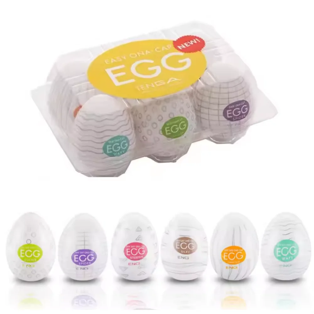 Eggs Sex Toys Male Masturbation Cup Vagina For Men Blowjob Glans Stimulation Silicone Stretchable Penis Massager Pocket Sex Toy