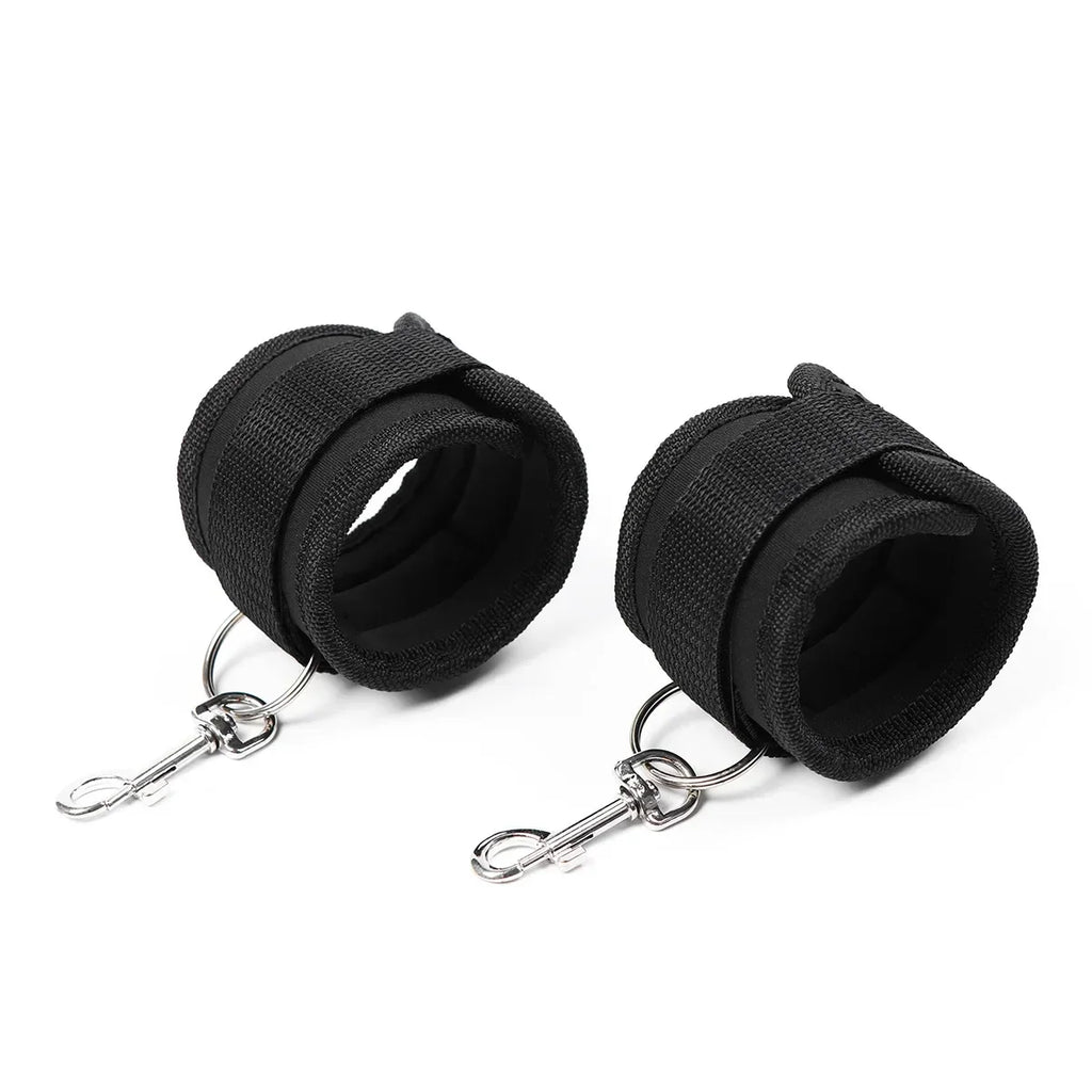 BDSM Adjustable Fetish Bondage Restraints Harness SM Products For Couples Adult Games Wrist Ankle Handcuffs Bed Banding Straps