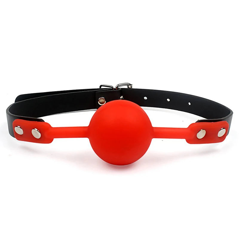 Hot！4 Colors Soft Silicone Gag Ball Woman Sexy Gag Oral Fetish Sex Toys For Couples Oral Fixation Bondage Restraints Erotic Toy