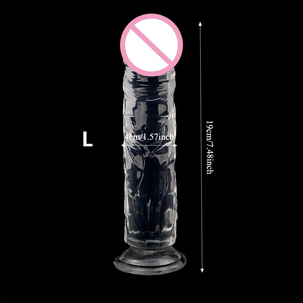 Adult Sex Toys Silicone Realistic Dildo Suction Cup Dick Waterproof Masturbators Soft  Sex Toys for Women Female Massager Porn