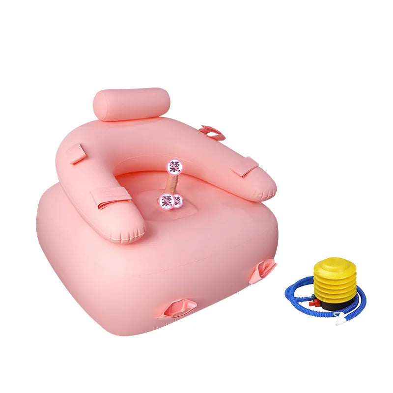 Sex Sofa with Dildo with Pump PVC Inflatable bdsm bondage gear Sex Furniture sex toy Erotic Sofa Adult Games Sex Toys For Women