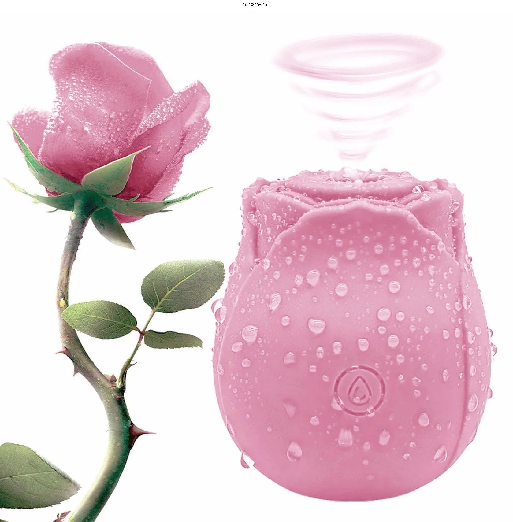 Sucking Vibrator Rose Sex Toy for Women 10 Speed Vibrator Automatic Adult Sex Toy Tongue Licking Rose Flower Vibrator Massager