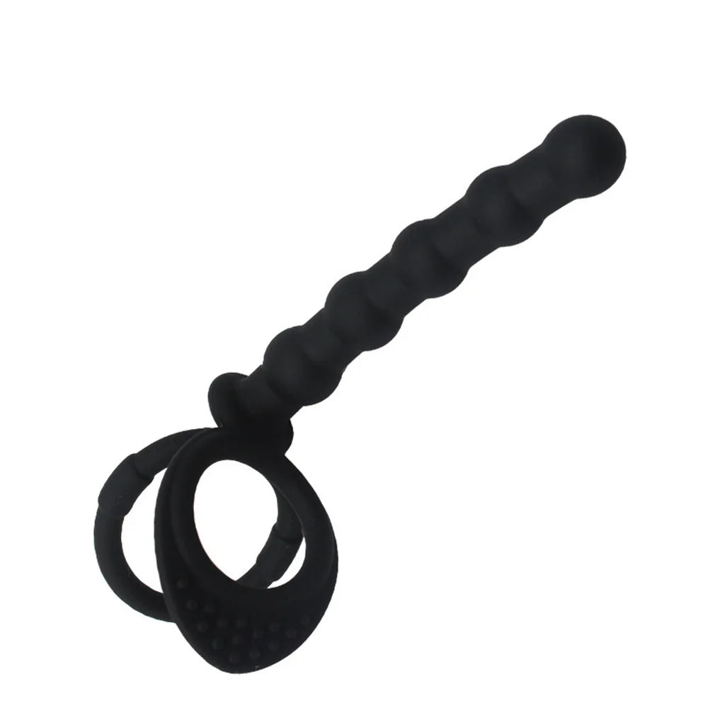 Sex Toys Penetration Anal Butt Plug Penis Cock Ring Dildo Pussy G-Spot Masturbator for Adults Men Women Gay Silicone Anal Beads
