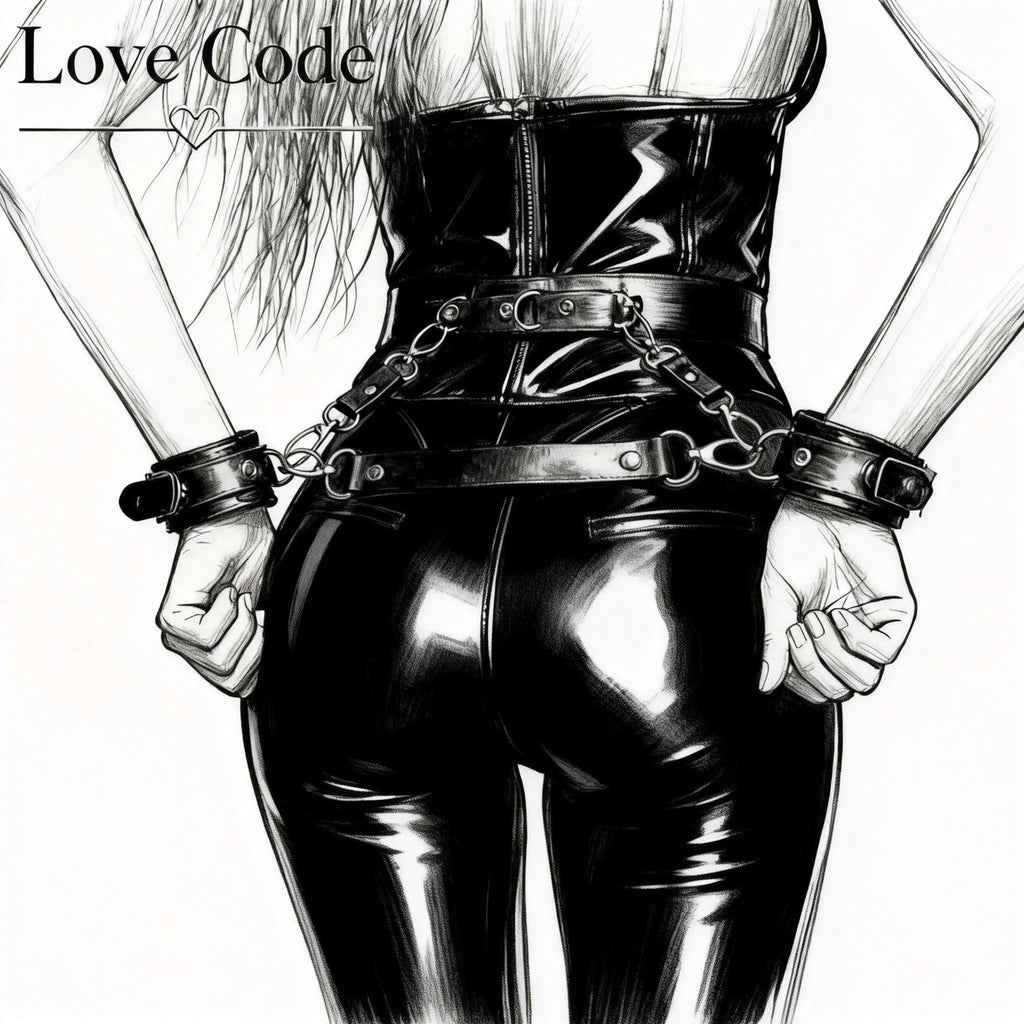 BDSM Bondage  Women's Pop Punk Belt Binding Belt  Handcuffs Bondage Kit  Role Sex Toys For Couples