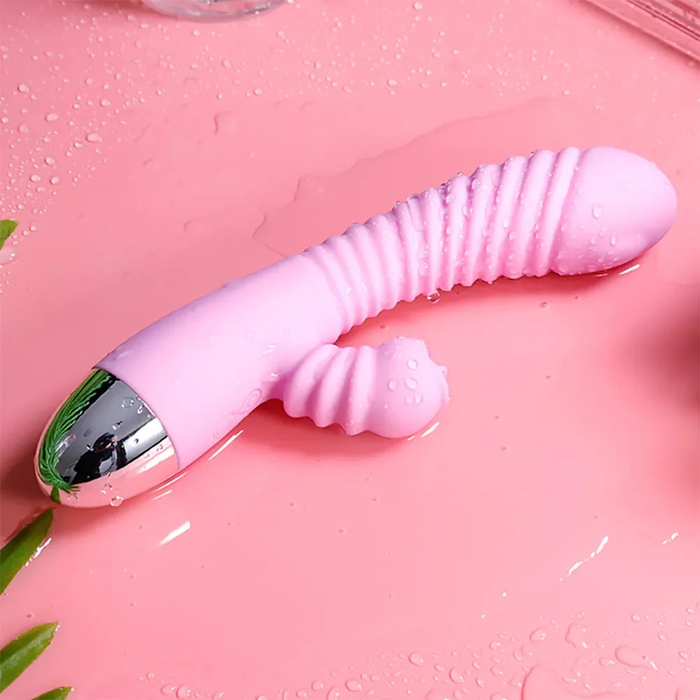 Licking Vibrator Sex Toys for Women Rabbit Dildos Powerful Vibration G-Spot & Clitoral Stimulator Female Sex Machine Adult