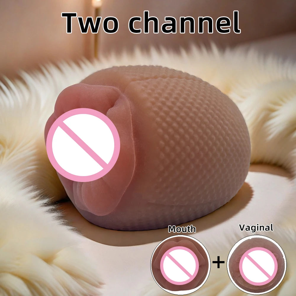 Vagina Sex Toys for Men Realistic 3D Pocket Pussy Real Vagina Sex Toys Oral Blowjob Toy Adult Product Male Masturbators Cup