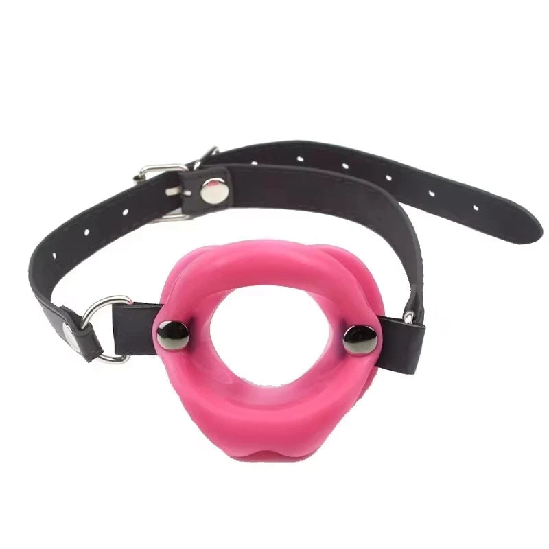Sex Slave Cock Sucker Mouth Gag Erotic Toys Sexy Lip Oral Sex Gag Bondage Restraints Fetish BDSM Slave Adult Sex Toy For Couples