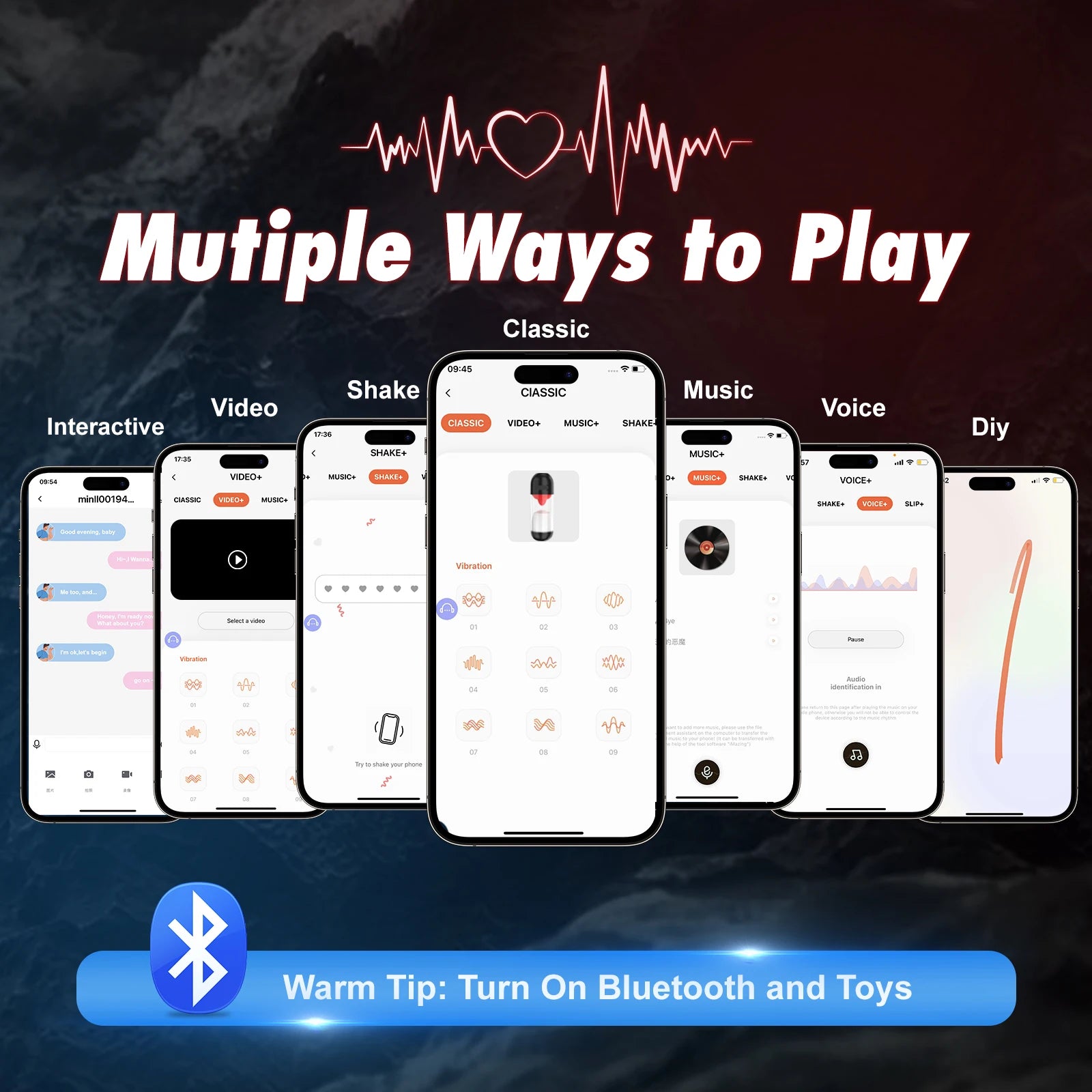 Male Masturbator Sex Toys for Men Penis Vibrator with APP Penis Pump with 9 Vibrating & 360° Tongue Licking Adult Sex Product