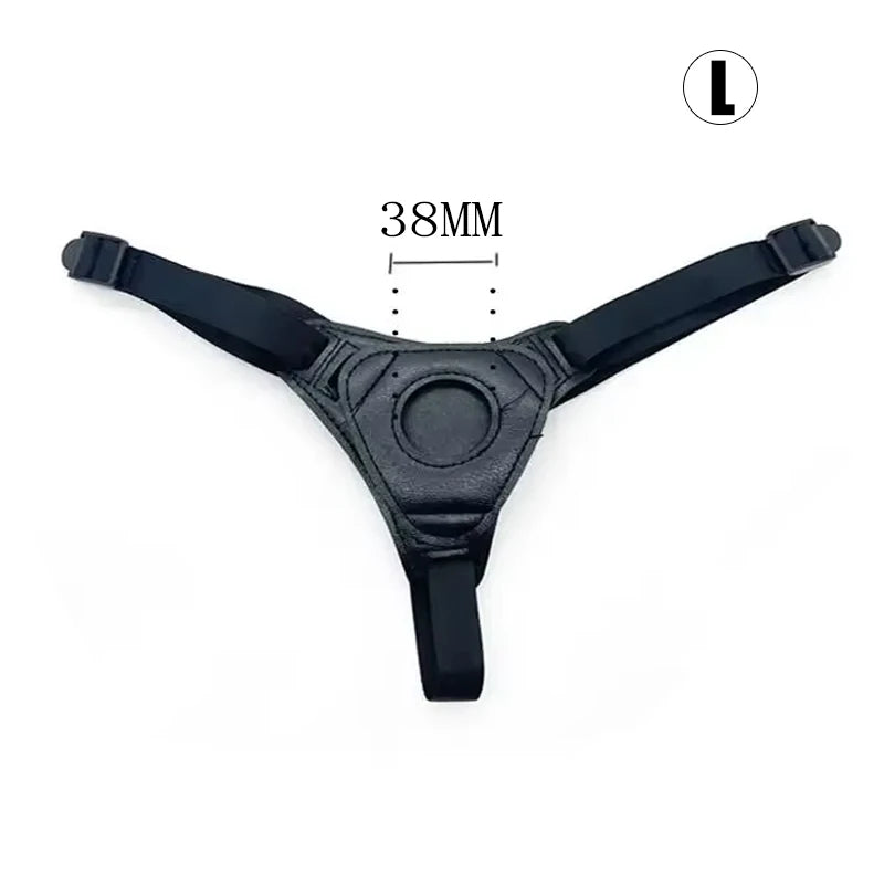 Adjustable Strap On Harness with Realistic Suction Cup Dildo, Pegging Strap-on Panties Set for Women Men Couples, Multiple Sizes
