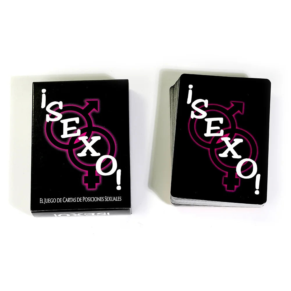English & Spanish Sexual Position Cards Role Playing Adult Games Bedroom Commands Sex Toys For Couples 18+ Erotic Products