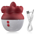 Rose Toy Vibrator Sex Toys for Women - Big Mouth Tongue Licking Vibrators for Clitoral Nipple Stimulator Couples Adult Sex Toys