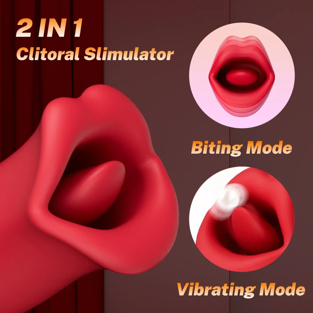 Sex Toys For Women  Vibrator Tongue Licking Sucking G Spot Vibrator Nipple Clit Vibrations Stimulator Female Masturbation