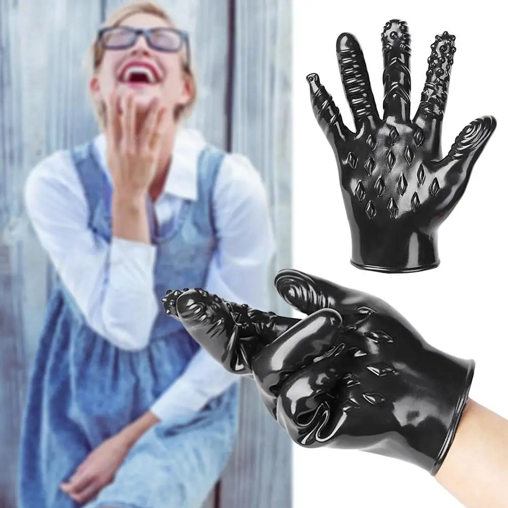 Sex Gloves Masturbation Breast Massage G Spot Vaginal Clitoris Stimulator Finger Gloves Erotic Sex Toys For Couples Women