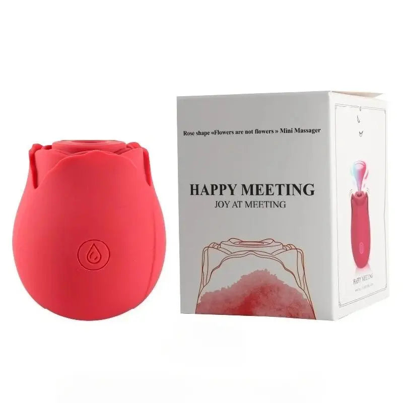 Sucking Rose Vibrator Toy for Women Masturbation Vacuum Stimulator Oral Nipple Clit Sucker Female Sex Toy Goods for Female Adult