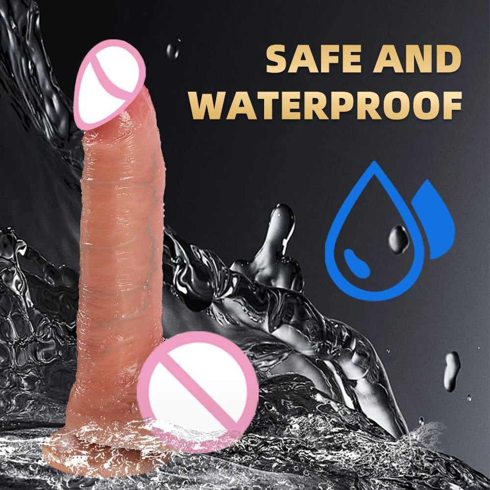 Realistic Remote Dildo Sex Toys Vibrator Women Adult Sexy Silicone Heating Big Penis G-Spot Telescopic Suction Stimulator Toy