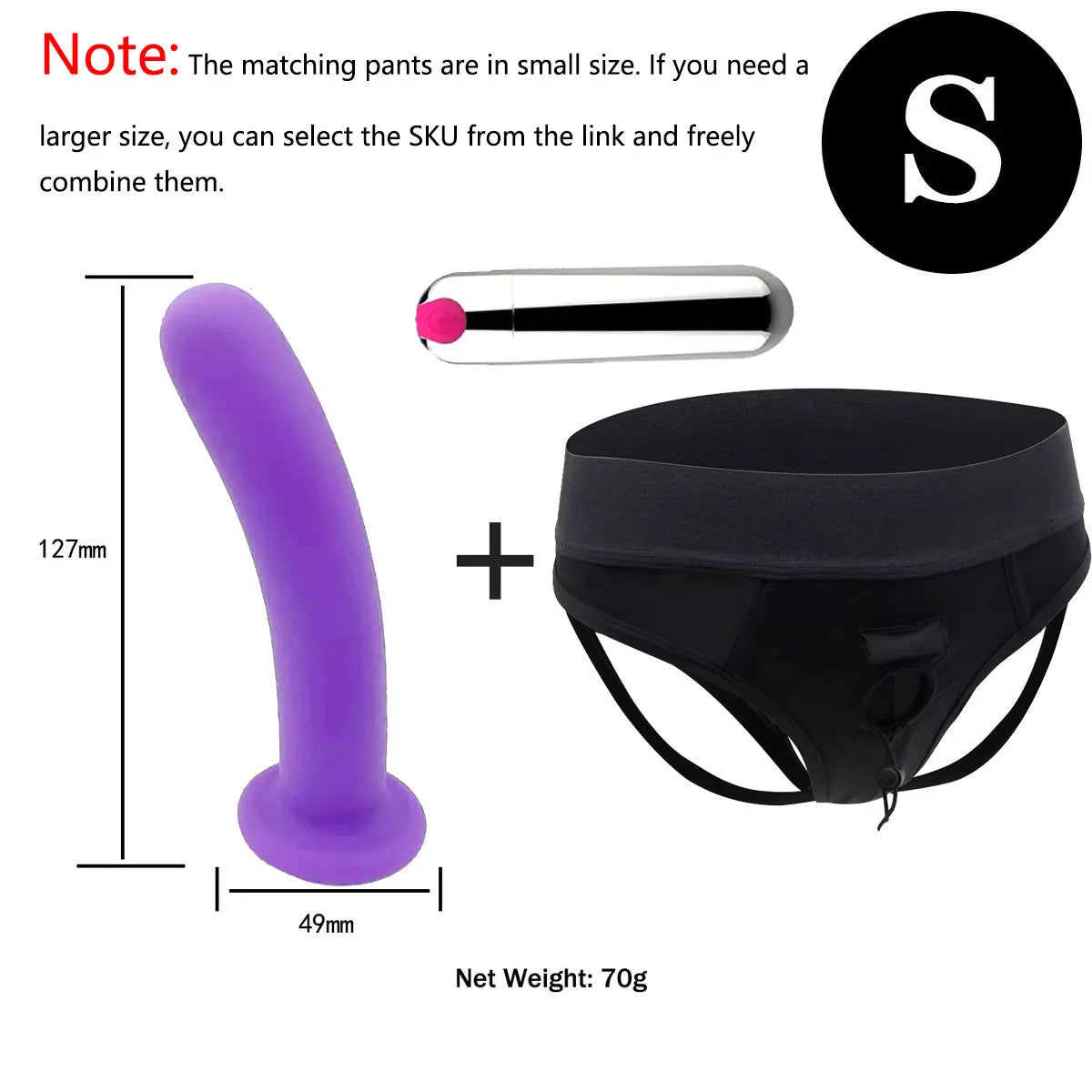 Silicone Strap On Dildo Panties, Realistic Harness Underwear with Removable Dildo for Women Lesbian Couples, Adjustable Strap-on