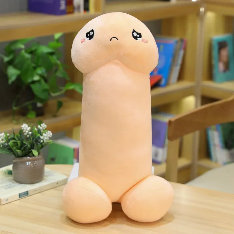 Long Lifelike Penis soft Plush Toy Stuffed Dick Trick Doll Real-life Penis expressions Plush Pillow Sexy Toy Gift Lover