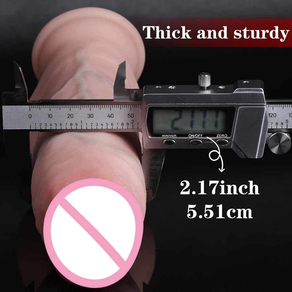 Huge Dildos Adult Sex Toys for Women Men Realistic Dildo Dick Layered Liquid Silicone Thick Anal Plug Woman Masturbation Penis