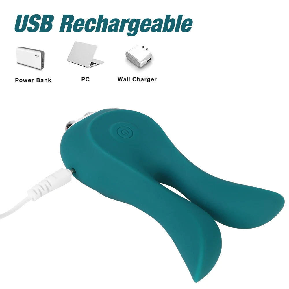 Sex Toy for Women Men Cute Rabbit Vibrator Female Masturbation Breast Nipple Clitoris Stimulator G-spot Vaginal Massager
