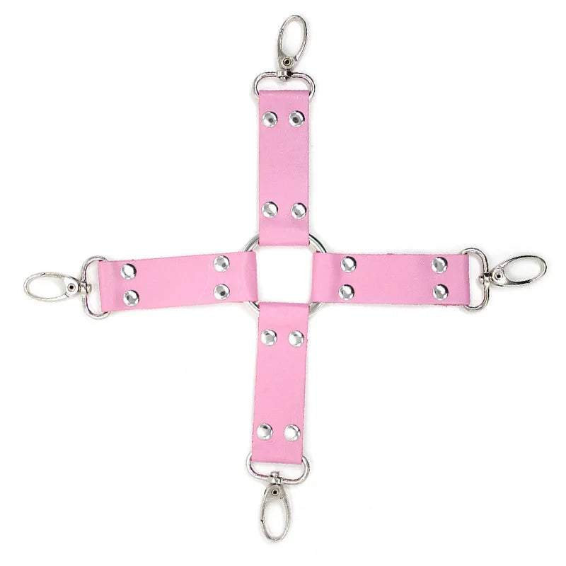 BDSM Bondage Restraints Set Fetish Slave Adult Games Sex Toys Cross Buckle For Women Couples Erotic  Flirting Accessories