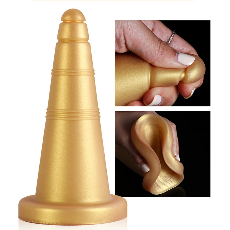 S-XL Huge Anal Plug Dildo Stimulate Anus and Vagina Masturbator  Big Butt Plug Soft Penis Anus Dilator Sex Toys for Women Men