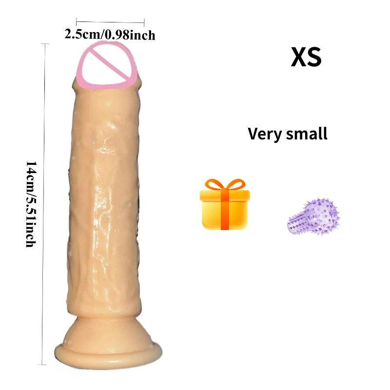 Adult Sex Toys Dildo Adults Fun Jelly Dick Suction Cup Pussy Butt Plug Anal Masturbator Realistic Dildos Safer Sex Products 18+