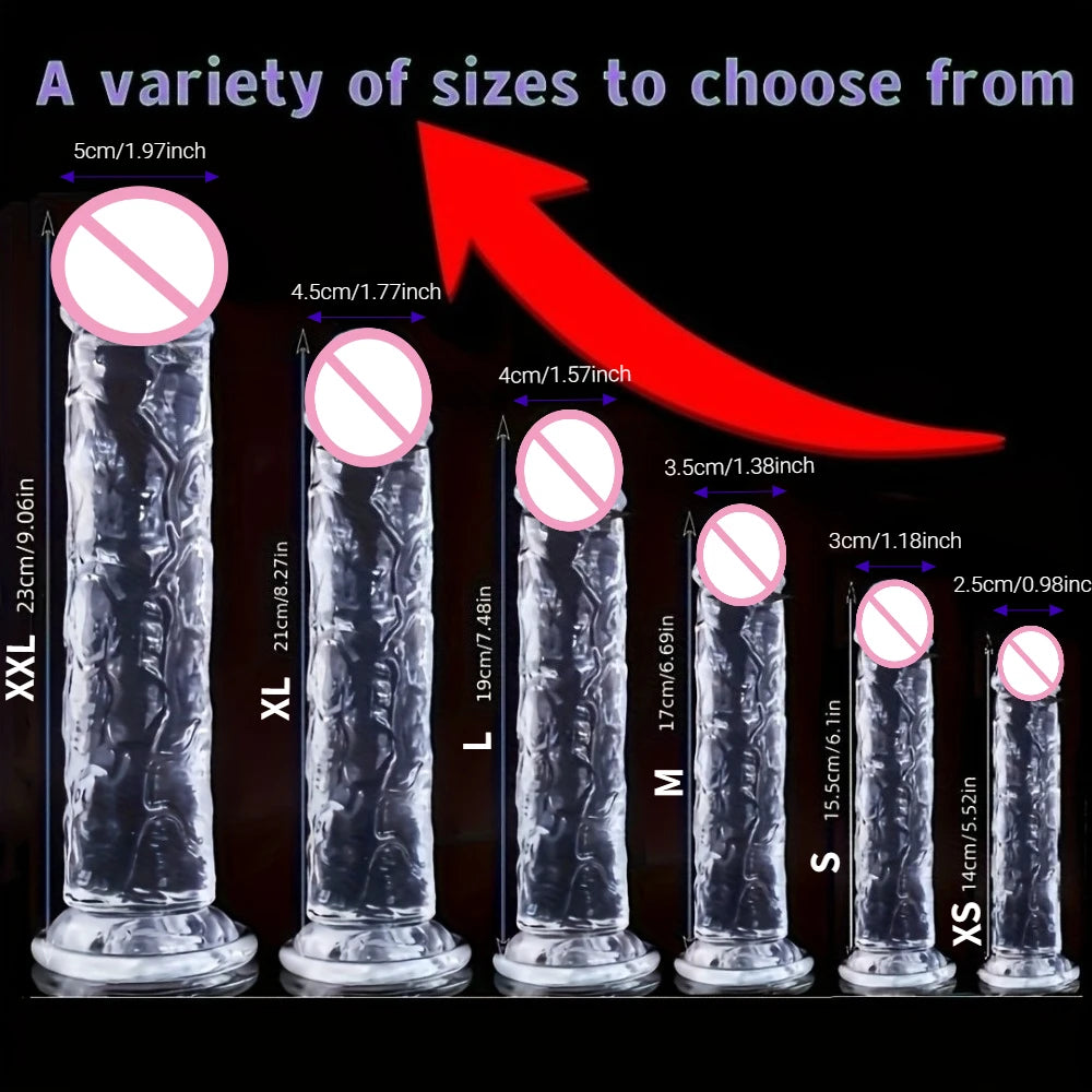 Adult Sex Toys Silicone Realistic Dildo Suction Cup Dick Waterproof Masturbators Soft  Sex Toys for Women Female Massager Porn