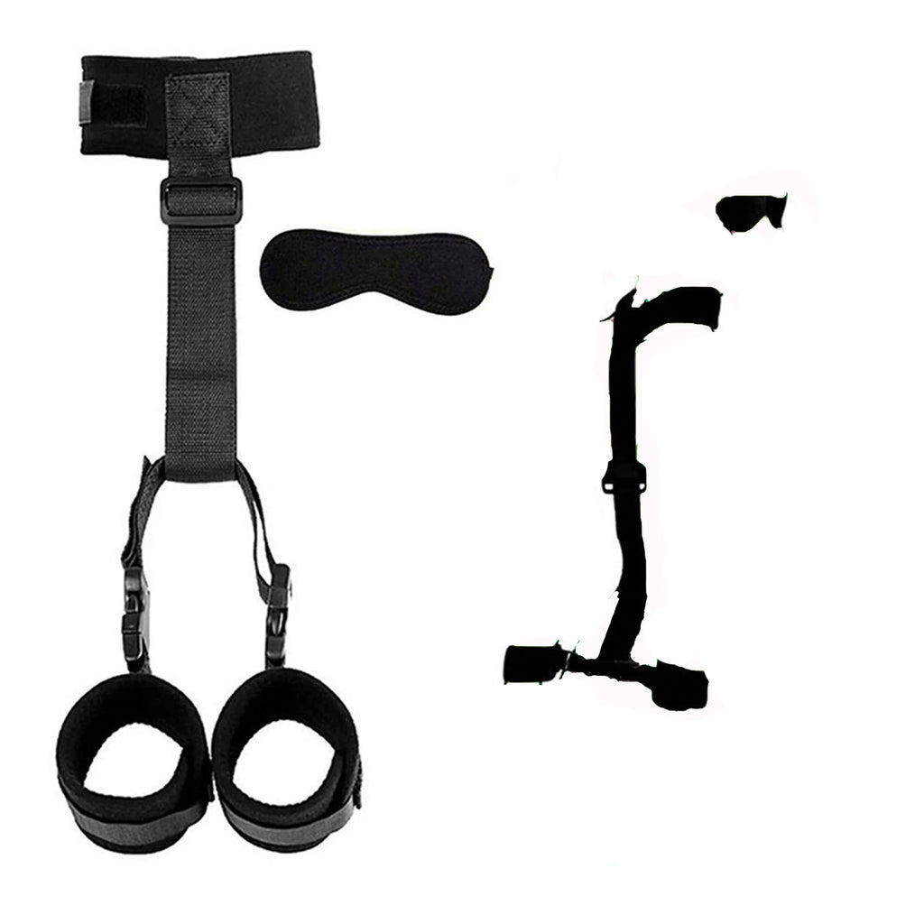 BDSM Adult Sex Toy Kits Sets for Sexy Games Bondage Mask Set Feather Handcuffs Ankle Cuff Restraints for Couple Sexual Aids 18+