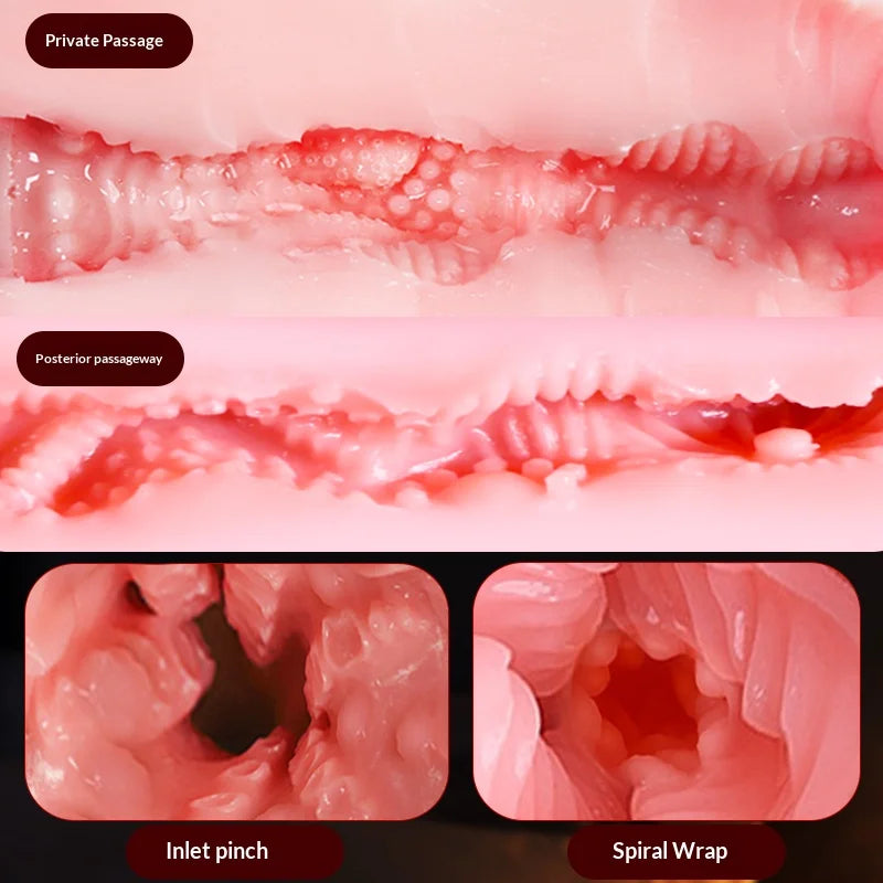 Sex Toys for Men Vagina Male Masturbators Cup Real Pussy Real Vagina Sextoys Silicone Adult Product 3D Realistic Masturbator ﻿