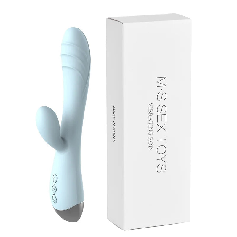 Female Massage Vibrator Sex Toys for Woman Adult Double G-Spot Bibrator Waterproof Clit Stimulator Dildo Vibrator for Adult