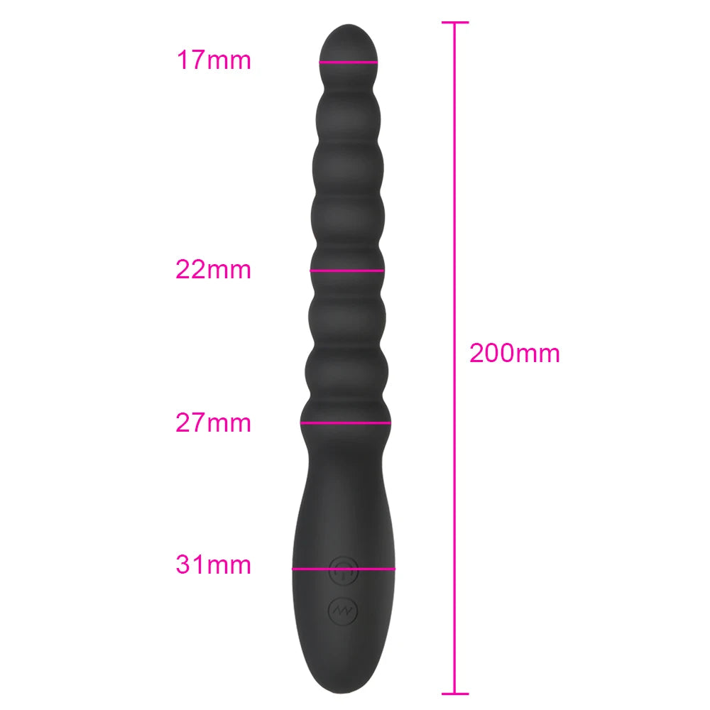 Sex Tools For Couples Butt Plug Anal Plug Silicone Anal Dildo Unisex Sex Toys For Women Men 10 Speed Dual Motor Vibrators