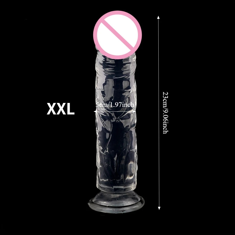 Adult Sex Toys Silicone Realistic Dildo Suction Cup Dick Waterproof Masturbators Soft  Sex Toys for Women Female Massager Porn