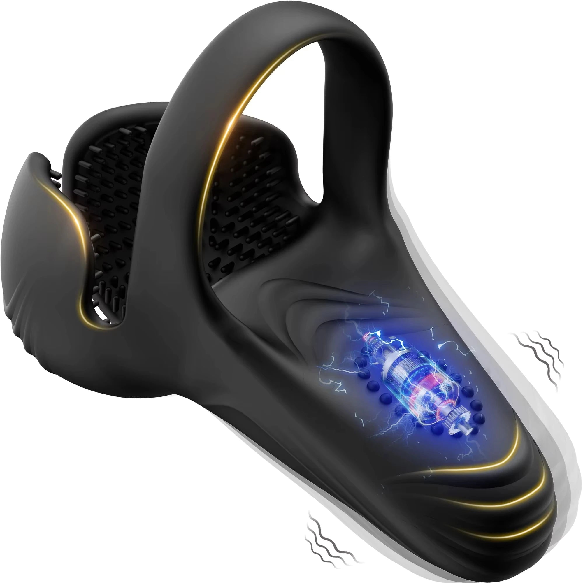 Sexy Toys 3 in 1 Vibrator Penis Perineum on for Men Silicone Cock Rings Testicle Trainer Scrotum Stimulator Massager Cockring
