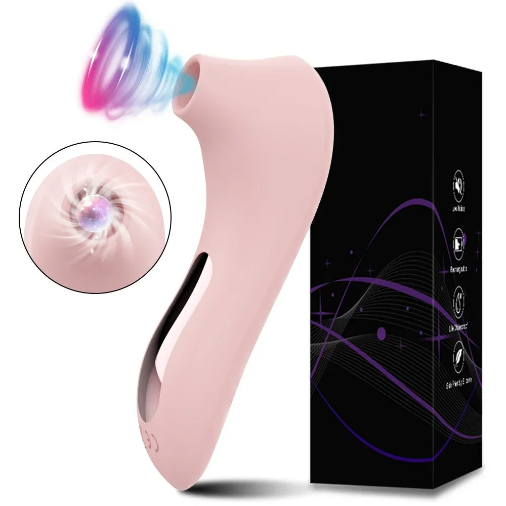 Sex Toys Sucking Vibrator Female Nipple Oral Sucker Clitoris Vibration Stimulator Sex Toy for Women Sexy Adults Supplies 18+