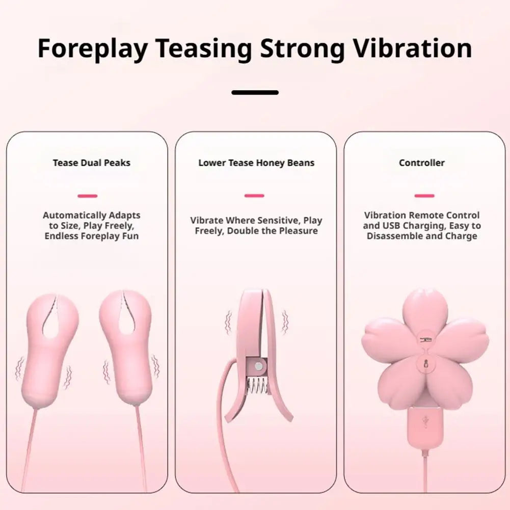 Sex Toys Multi-functional Vibrator - Adult Toys Nipple Clamps Toys Clitoral Stimulator with 10 Vibrating Modes For Women Couples