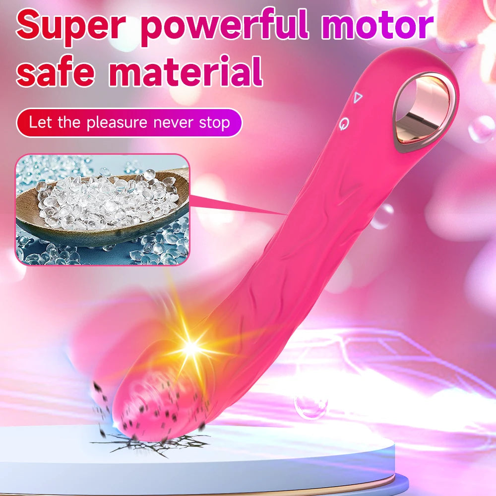 Realistic female dildo vibrator sex toys Clitoral G-spot stimulation devices have 10 powerful vibration modes for adult sex toys