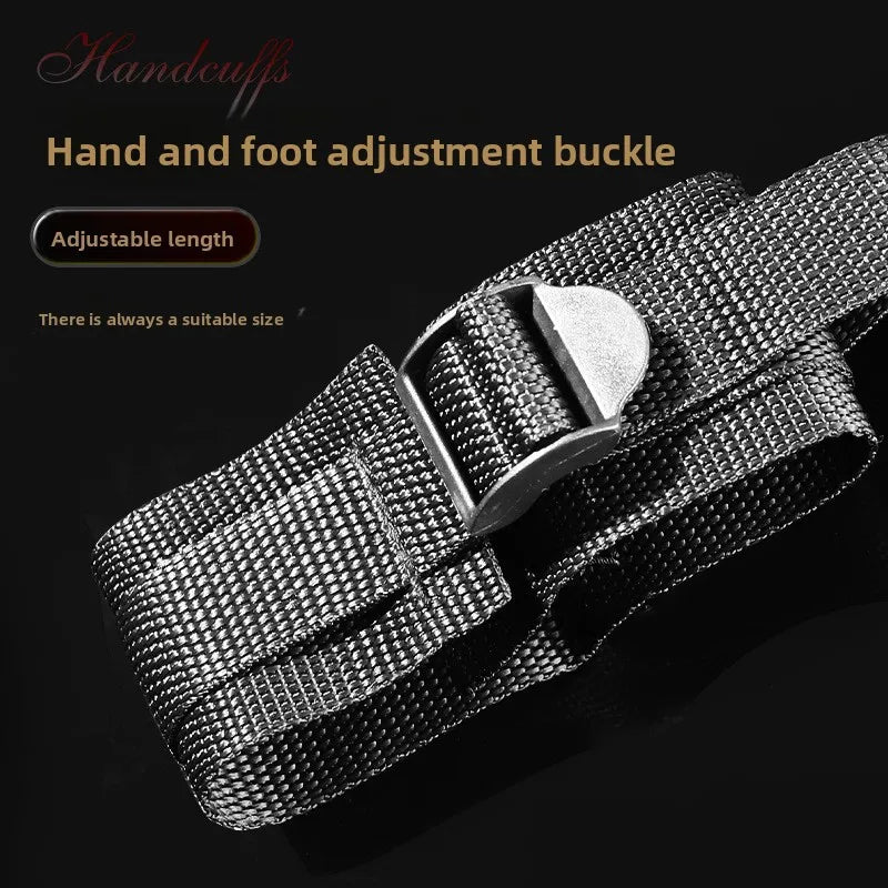 BDSM bed restraint belt set, customized for couples to engage in intimate activities, adult sex toys, bondage belts