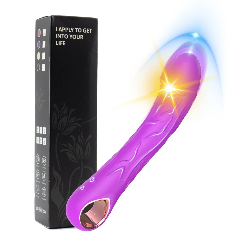 Realistic female dildo vibrator sex toys Clitoral G-spot stimulation devices have 10 powerful vibration modes for adult sex toys