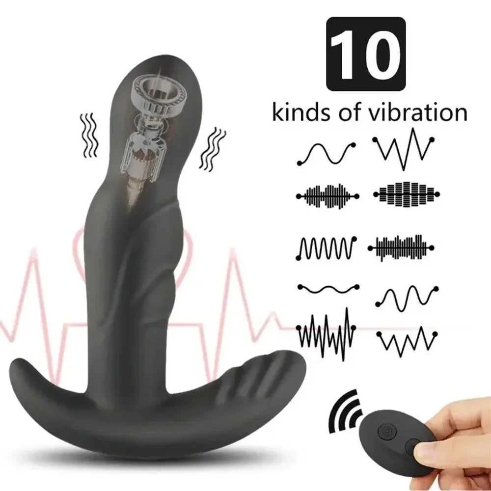 Sex Toys for Adults Anal Vibrator Powerful Prostate Masturbator Sexual Wand Massager Wireless Remote Control Adult Toy for Men