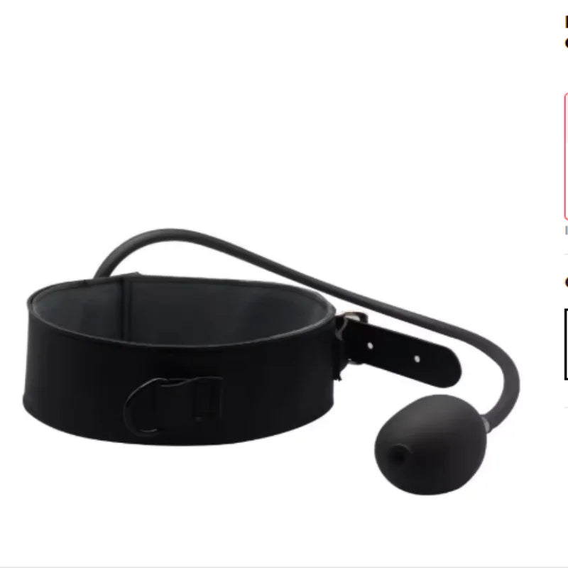 BDSM Punishment Training Inflatable Choker for Adult Inflatable Collar for Couples Sex Game Sadistic Play Toy Sex Toys Shop