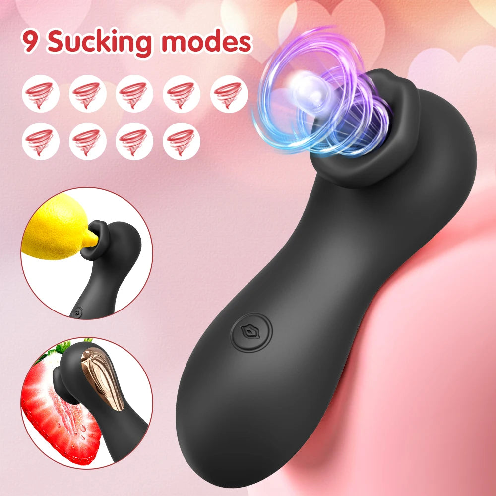 Sex Toys Sucking Vibrator Female Nipple Oral Sucker Clitoris Vibration Stimulator Sex Toy for Women Sexy Adults Supplies 18+