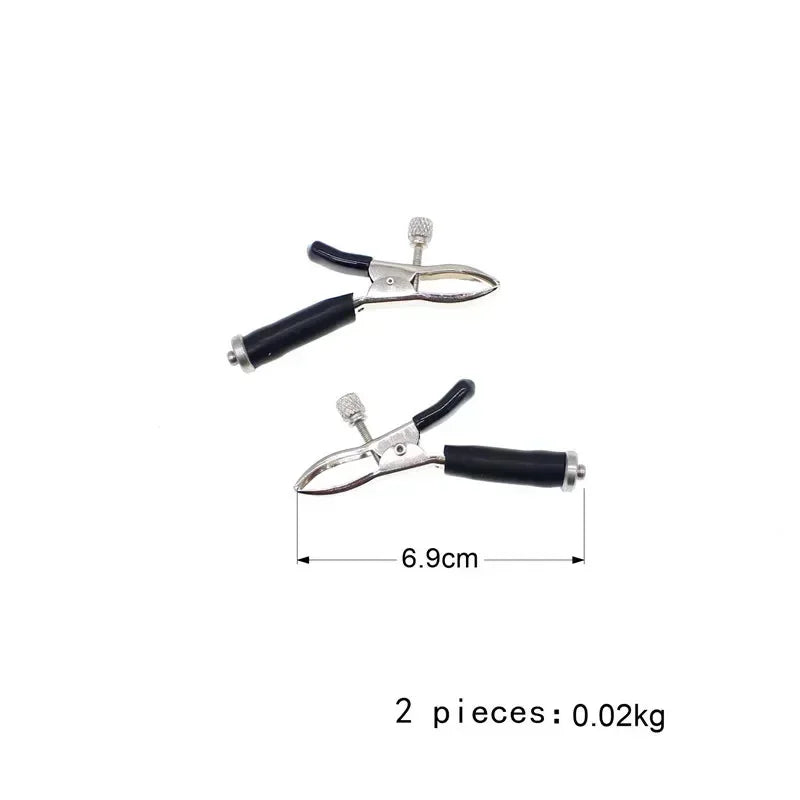 BDSM Fetish Sex Toys Electric Shock Adult Sex Toys Nipple Stimulator Electric Shock Nipple Clamps Full Body Massage SM Electric