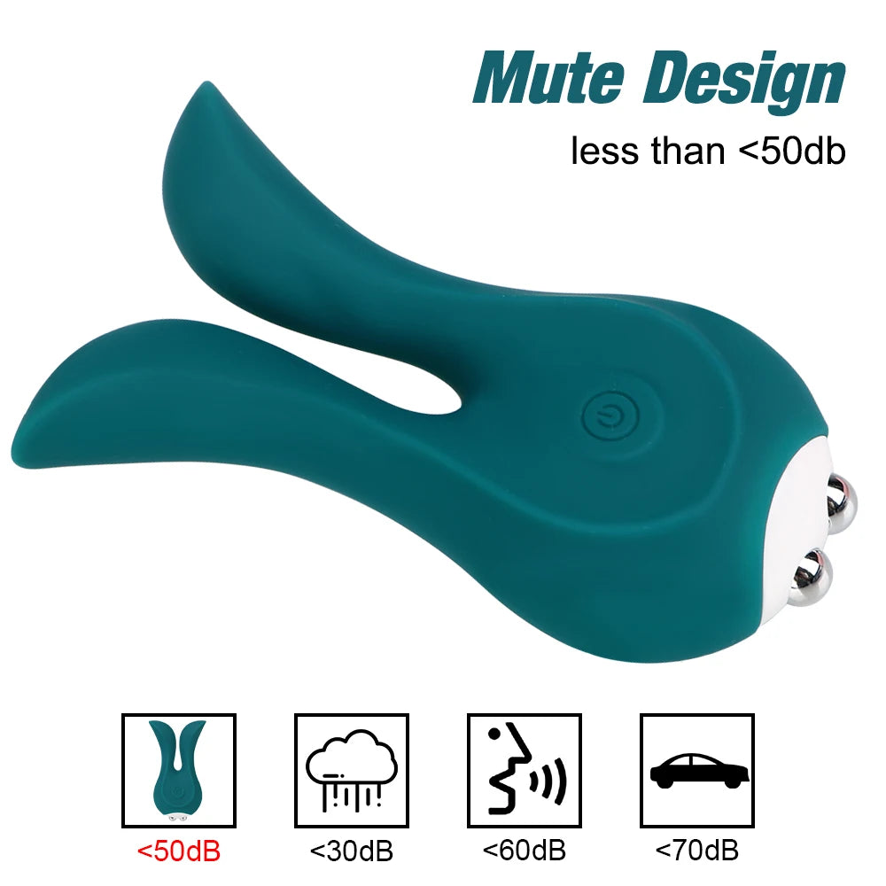 Sex Toy for Women Men Cute Rabbit Vibrator Female Masturbation Breast Nipple Clitoris Stimulator G-spot Vaginal Massager
