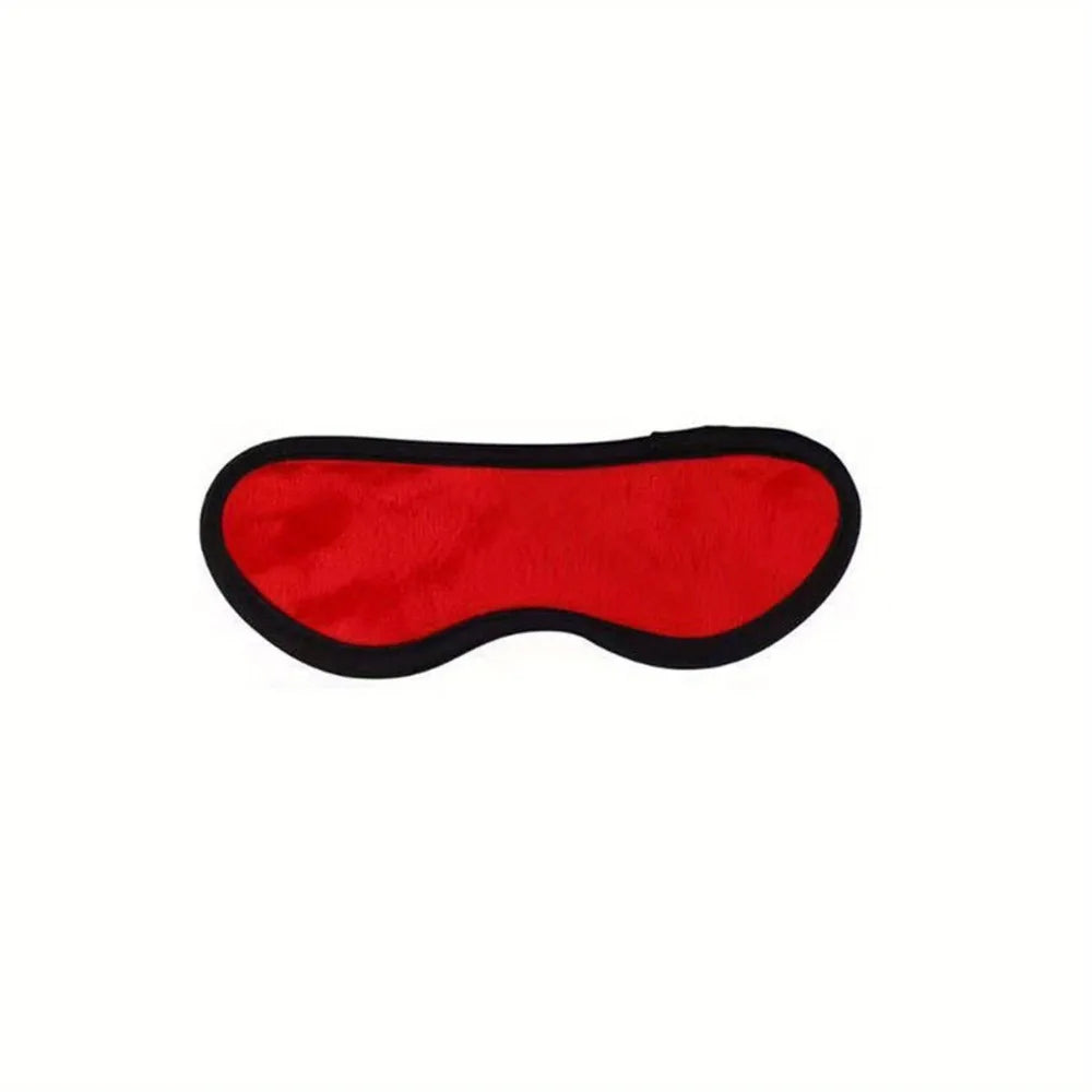 BDSM set handcuffs, foot shackles, metal anus plugs, vibration sticks, eye masks, sexy underpants, couple flirting bed bindings